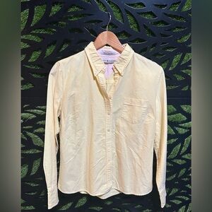 2005 Tommy Hilfiger Yellow Oxford Shirt, Women's M